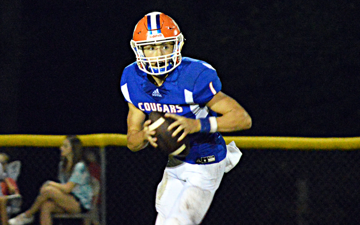 CA's Cole Fortenberry rolls out. 