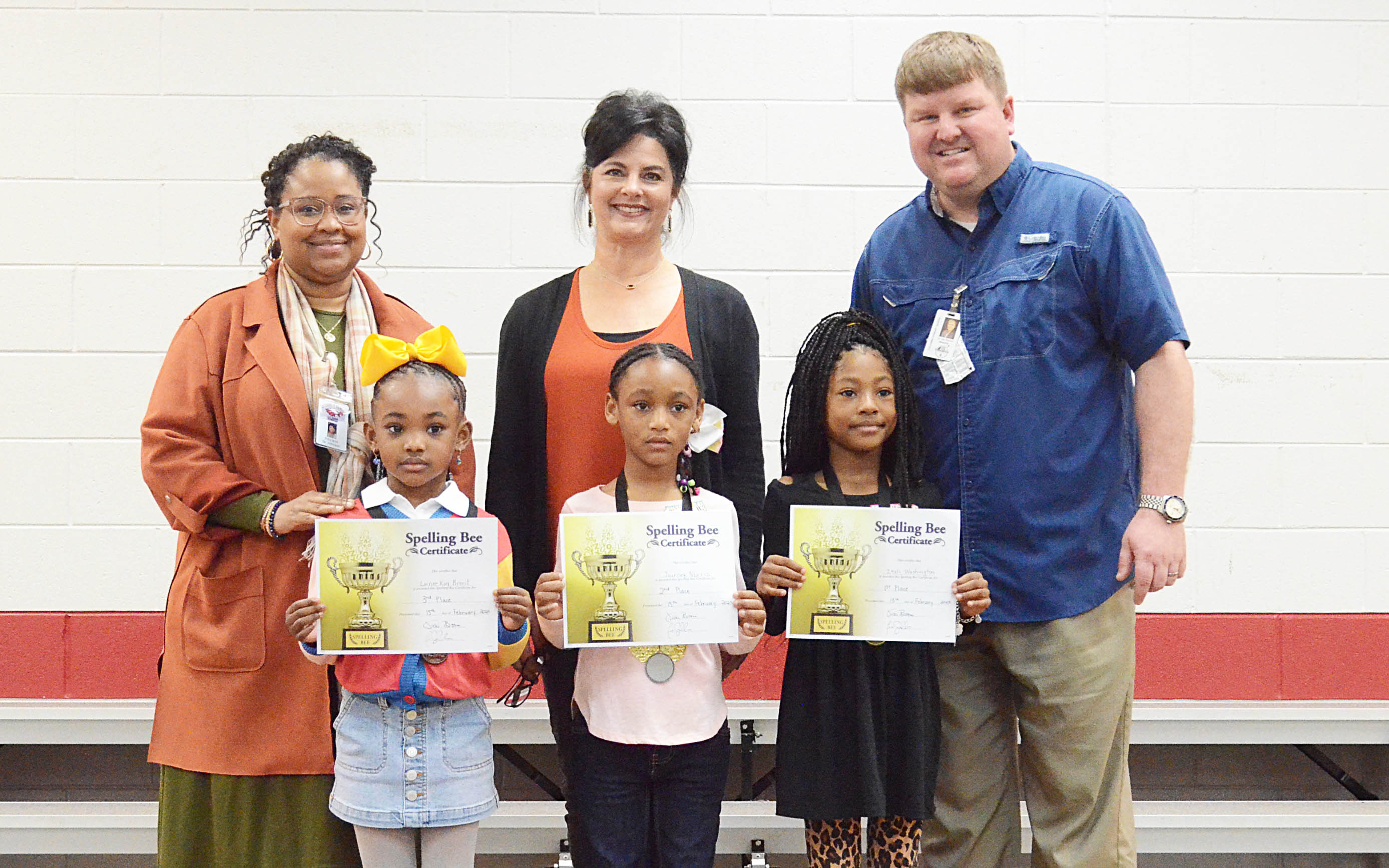 1st, 2nd and 3rd place