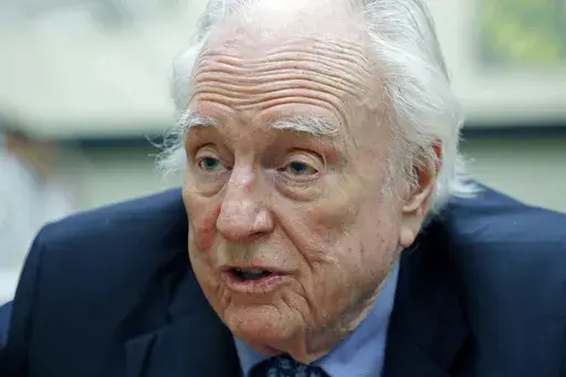 Clarke Reed, who was chairman of the Mississippi Republican Party from 1966-76, discusses the contested 1976 Republican National Convention in Greenville, Miss., on April 6, 2016. (AP Photo/Rogelio V. Solis, File)