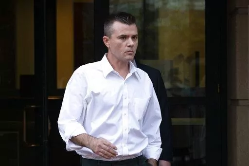 Igor Danchenko, a think tank analyst accused of lying to the FBI about his role in the creation of a discredited dossier about former President Donald Trump, leaves Albert V. Bryan United States Courthouse in Alexandria, Va., on Nov. 4, 2021. A jury on Tuesday, Oct. 18, 2022, acquitted  Danchenko on all counts. (AP Photo/Manuel Balce Ceneta, File)