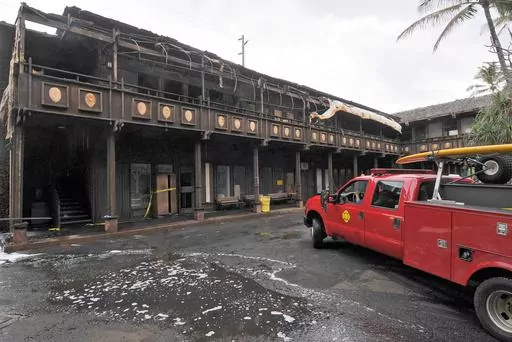 The Coco Palms Resort retail annex where one shop on the second floor was gutted by fire in Wailua on the island of Kauai, Hawaii, is pictured on Dec. 3, 2009. Demolition will soon begin on the resort once favored by both Hawaiian and Hollywood royalty before it was heavily damaged by a hurricane three decades ago. The Honolulu Star-Advertiser reports the Coco Palms Resort on the island of Kauai will be torn down for a new 350-room hotel. Construction is expected to take about three years. (Denn