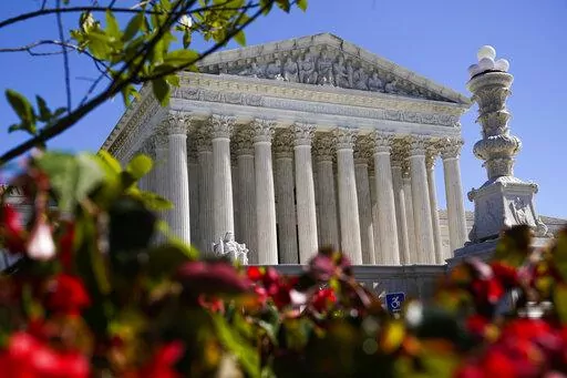 The U.S Supreme Court is seen, Tuesday, Oct. 11, 2022 in Washington. (AP Photo/Mariam Zuhaib)