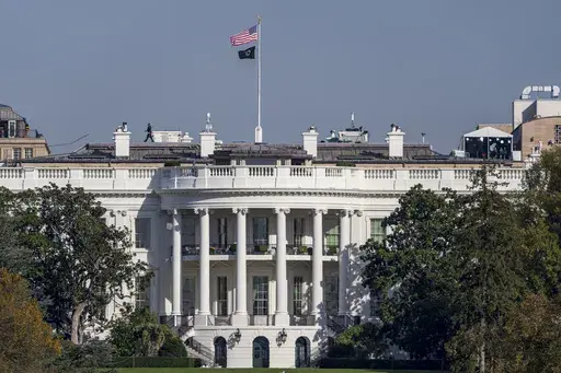 The White House is seen in Washington, Monday, Nov. 4, 2024, as the presidential campaign comes to an end. (AP Photo/J. Scott Applewhite, File)