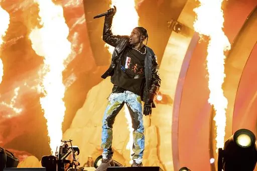 Travis Scott performs at the Astroworld Music Festival in Houston, Nov. 5, 2021. A Texas grand jury has declined to indict Travis Scott in the criminal investigation into a massive crowd surge that killed 10 people at the 2021 Astroworld music festival in Houston, the rappers attorney said Thursday. (Photo by Amy Harris/Invision/AP, File)