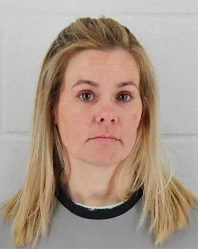 This undated photo provided by the Johnson County (Kan.) Sheriff's Department shows Jennifer Hall. The former respiratory therapist who is charged with first-degree murder in the death of a patient in Missouri 20 years ago has been arrested in northeastern Kansas, authorities said. Hall, was arrested in Johnson County, Kan., on Thursday, May 12, 2022, under the name Jennifer Semaboye, of Overland Park, Kan., the Livingston County Sheriff's Office said. (Johnson County Sheriff's Department via AP