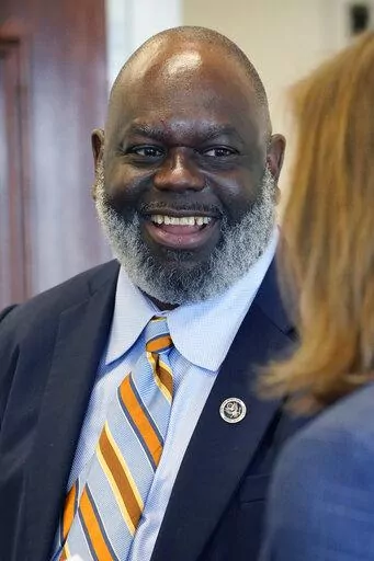 U.S. District Judge Carlton Reeves is shown in this photograph taken June 11, 2021, in Greenville, Miss. In a Friday, July 29, 2022, ruling, Reeves placed Hinds County's Raymond Detention Center into receivership after citing "severely deficient" conditions at the facility. (AP Photo/Rogelio V. Solis, File)
