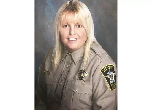 This photo provided by  Lauderdale County Sheriff's Office shows Assistant Director of Corrections Vicki White.  The Lauderdale County Sheriff’s Office in said in a Facebook post Saturday, April 30, 2022, that White disappeared while escorting an inmate being held on capital murder charges. The inmate is also missing. ( Lauderdale County Sheriff's Office via AP)