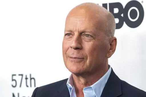 Bruce Willis attends a movie premiere in New York on Friday, Oct. 11, 2019. A brain disorder that leads to problems with speaking, reading and writing has sidelined Willis and drawn attention to aphasia, a little-known condition that has many possible causes. (Photo by Charles Sykes/Invision/AP, File)