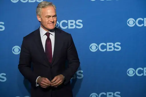 Scott Pelley, anchor of "CBS Evening News," at the CBS Upfront in New York, May 15, 2013. (Photo by Charles Sykes/Invision/AP, File)