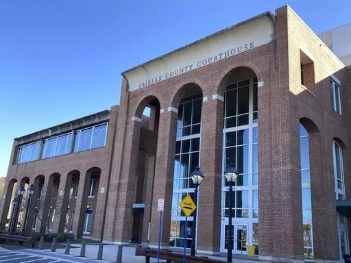 A judge at the Fairfax County, Va., Courthouse, seen here on Tuesday, March 7, 2023, has ruled that frozen embryos can legally be considered property or "chattel," basing his opinion in part on how state law treated slaves before the Civil War. The ruling by Fairfax County Circuit Court Judge Richard Gardiner is being criticized by some lawyers for wrongly and unnecessarily delving into precedents from a time in Virginia history when it was legally permissible to own human beings. (AP Photo/Matt
