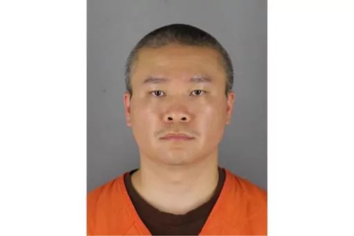This photo provided by the Hennepin County, Minn., Sheriff's Office on June 3, 2020, shows Tou Thao, a former Minneapolis police officer who held back bystanders while his colleagues restrained a dying George Floyd. Thao was found guilty on Monday, May 1, 2023 of aiding and abetting manslaughter. (Hennepin County Sheriff's Office via AP, File)