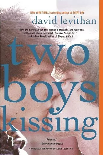 This cover image released by Random House Children's Books shows "Two Boys Kissing," a young adult book by David Levithan. (Random House Children's Books via AP)