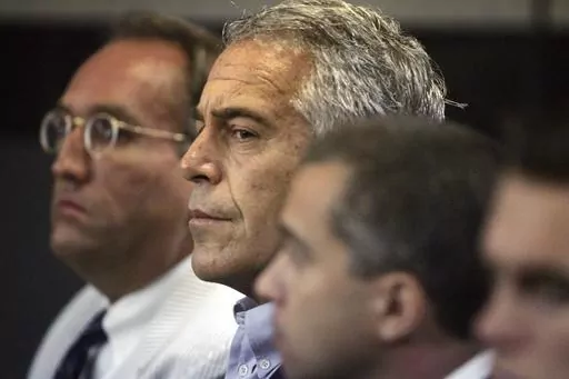 Jeffrey Epstein appears in court in West Palm Beach, Fla., July 30, 2008. The Associated Press has obtained more than 4,000 pages of documents related to Jeffrey Epstein’s jail suicide from the federal Bureau of Prisons under the Freedom of Information Act. (Uma Sanghvi/The Palm Beach Post via AP)