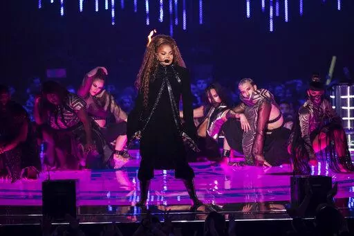 Singer Janet Jackson performs during the European MTV Awards in Bilbao, Spain, on Nov. 4, 2018. Black culture, in all its glory, will be on display over the 2022 4th of July holiday weekend in New Orleans for the in-person return of the Essence Festival of Culture. Headliners will include Kevin Hart, Nicki Minaj, Janet Jackson, Mickey Guyton and New Edition. (Photo by Vianney Le Caer/Invision/AP, File)