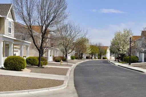 In this photo provided by the U.S. Air Force, housing for service members is shown at Mountain Home Air Force Base, Thursday, April 28, 2022. Amid record-breaking spikes in rent, service members and housing activists say the Department of Defense has not adequately increased housing allowances, thereby neglecting its commitment to military families. (1st Lt. Daniel Barnhorst/U.S. Air Force via AP)