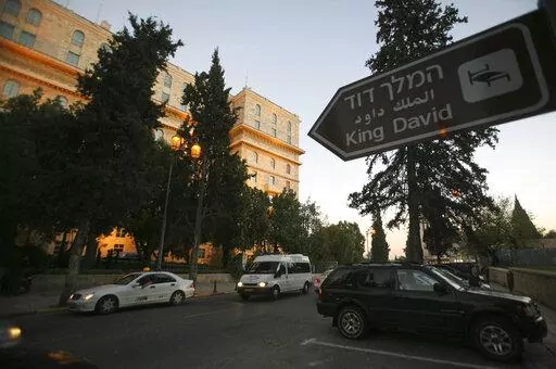 The exterior of the King David Hotel is seen from King David street in Jerusalem, Dec. 11, 2007. U.S. President Joe Biden's dash through the Israel and the occupied West Bank this week is expected to cut across some of the region's most iconic places. Both luxurious and grueling, Biden's visit starts with a VIP arrival at Israel's main commercial airport and pings through Jerusalem and the occupied West Bank. Most of his travels are focused on business, but in between his meetings with Israeli a