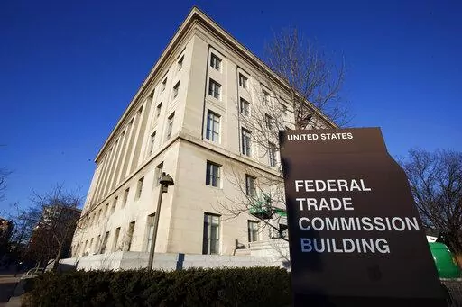 The Federal Trade Commission building in Washington is pictured on Jan. 28, 2015. The online counseling service BetterHelp has agreed to return $7.8 million to customers to settle with the FTC for sharing health data it had promised to keep private — including information about mental health challenges — with companies including Facebook and Snapchat. The proposed FTC order announced Thursday, March 2, 2023, also limits how the California-based company may share consumer data in the future. 