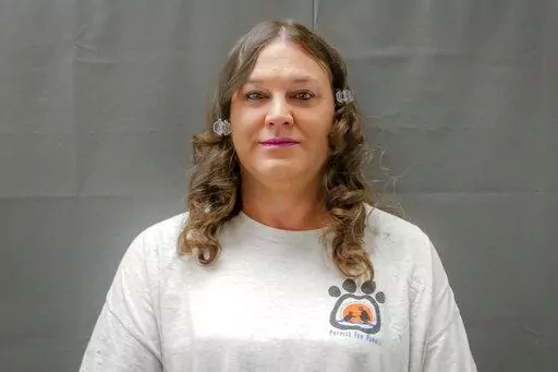 This photo provided by the Federal Public Defender Office shows death row inmate Amber McLaughlin. Unless Missouri Gov. Mike Parson grants clemency, McLaughlin will become the first transgender woman executed in the U.S. She is scheduled to die by injection Tuesday, Jan 3, 2022, for stabbing to death a former girlfriend, Beverly Guenther, in 2003. (Jeremy S. Weis/Federal Public Defender Office via AP, File)