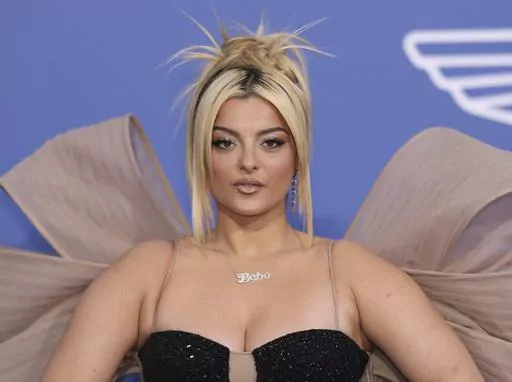 Bebe Rexha poses upon arrival at the amfAR Cinema Against AIDS benefit at the Hotel du Cap-Eden-Roc during the 76th Cannes international film festival, Cap d'Antibes, southern France, May 25, 2023. Pop star Bebe Rexha was hit in the face and injured by a cell phone hurled from the audience at a hometown show in New York City, Sunday night, June 18, and a man was arrested, police said. (Photo by Vianney Le Caer/Invision/AP, File)
