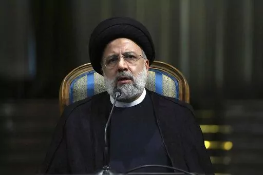 Iranian President Ebrahim Raisi speaks in a news briefing at the Saadabad Palace in Tehran, Iran, on June 11, 2022. Iran said Tuesday, Aug. 16, it submitted a “written response” to what has been described as a final roadmap to restore its tattered nuclear deal with world powers. Raisi has repeatedly tried to blame Washington for the delay in reaching an accord. (AP Photo/Vahid Salemi, File)