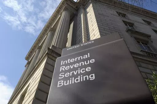 The exterior of the Internal Revenue Service (IRS) building is seen in Washington, on March 22, 2013. The IRS is promoting the improvements its made to its customer service since its received tens of billions in new funds through Democrats' Inflation Reduction Act. Agency leadership is trying to bring attention to what's been done to repair the agency's image as an outdated and maligned tax collector. Monday, April 15, 2024, is the last day to submit tax returns or to file an extension. (AP Phot