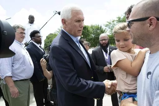 Former Vice President Mike Pence meets with supporters after speaking at the National Celebrate Life Rally at the Lincoln Memorial on June 24, 2023, in Washington. Pence is leaning in on his anti-abortion stance as he campaigns for the Republican presidential nomination. Pence says he does not support exceptions in the case of nonviable pregnancies, when doctors have determined there is no chance a baby will survive outside the womb.(AP Photo/Kevin Wolf, File)