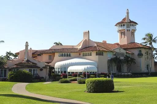 President Donald Trump's Mar-a-Lago estate is seen in Palm Beach, Fla., April 18, 2018. The Justice Department is appealing a judge’s decision to name an independent arbiter to review records seized by the FBI from former President Donald Trump’s Florida home. (AP Photo/Pablo Martinez Monsivais, File)