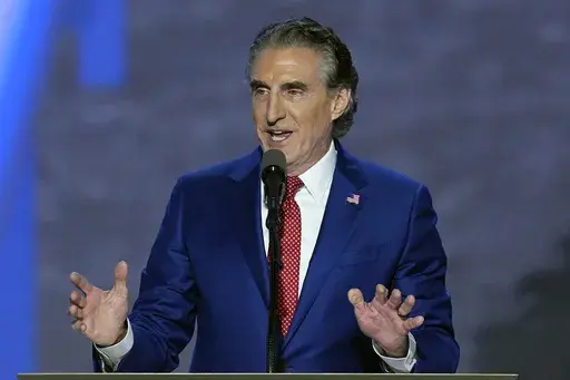 Gov. Doug Burgum, R-ND., speaks during the Republican National Convention on Wednesday, July 17, 2024, in Milwaukee. (AP Photo/J. Scott Applewhite, file)