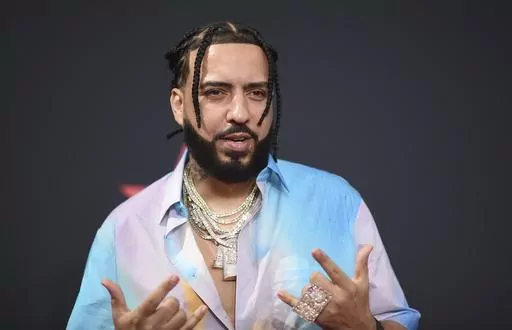French Montana arrives at the BET Awards on Sunday, June 26, 2022, at the Microsoft Theater in Los Angeles. The "Pop That'' rapper is telling that story in the documentary film “For Khadija,” a project named after his mother that recently premiered at the Tribeca Film Festival. (Photo by Richard Shotwell/Invision/AP, File)