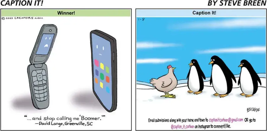 Caption It! for Jan 08, 2023