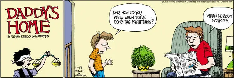 Daddy's Home for Jan 19, 2025