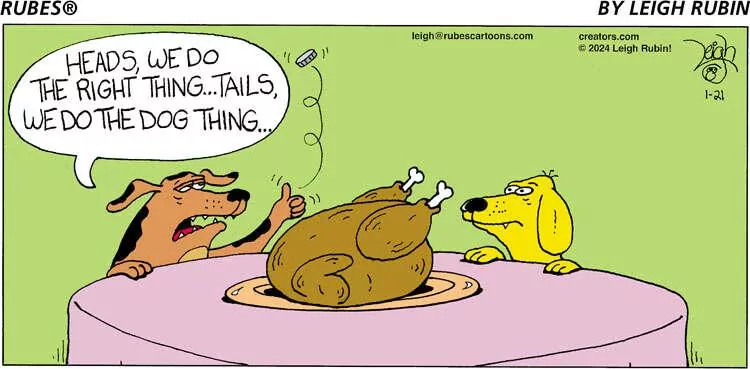 Rubes® for Jan 21, 2024