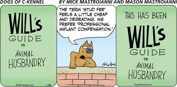 Dogs of C-Kennel for Jan 28, 2024
