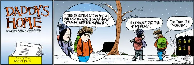 Daddy's Home for Feb 18, 2024