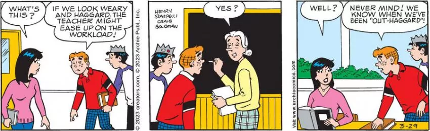 Archie for Mar 29, 2023