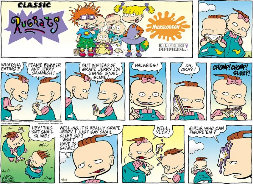 Rugrats for Apr 18, 2021