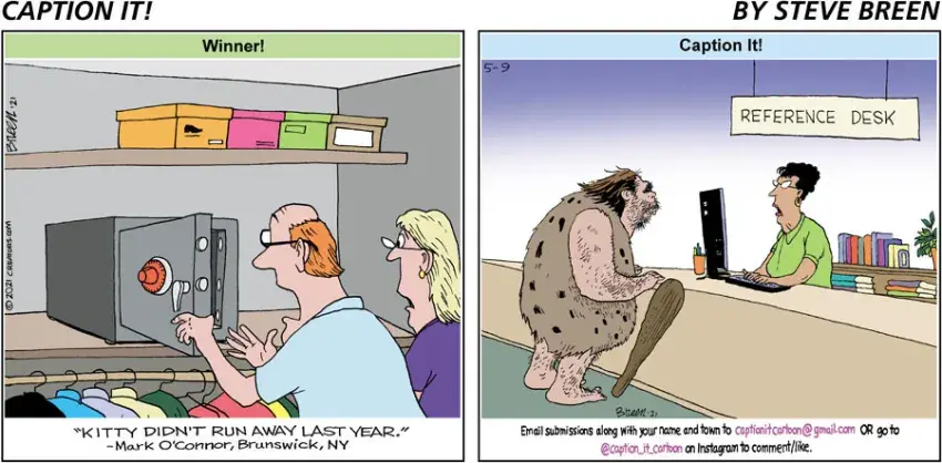 Caption It! for May 09, 2021