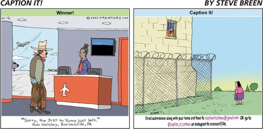 Caption It! for Jun 12, 2022