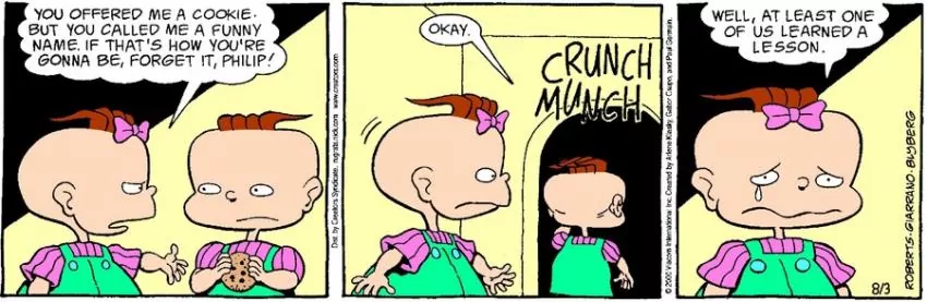 Rugrats for Aug 03, 2021