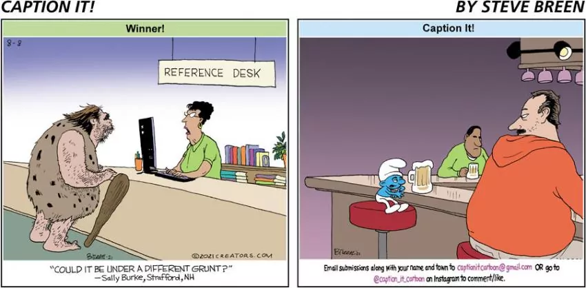 Caption It! for Aug 08, 2021