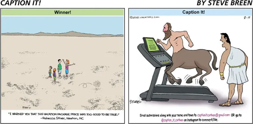 Caption It! for Aug 15, 2021