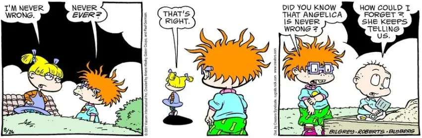 Rugrats for Aug 26, 2024