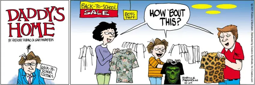 Daddy's Home for Aug 29, 2021