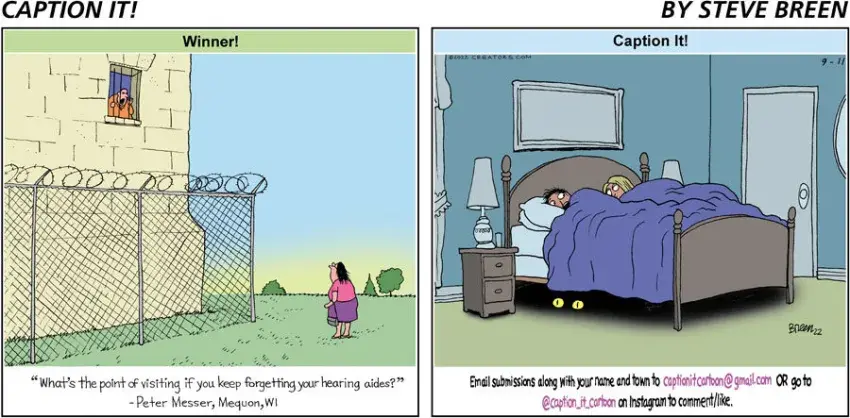 Caption It! for Sep 11, 2022