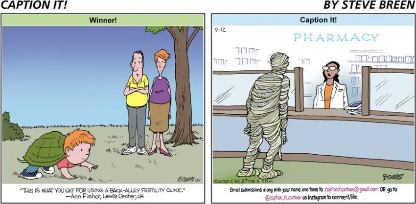 Caption It! for Sep 12, 2021