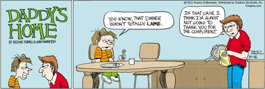 Daddy's Home for Oct 16, 2022