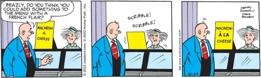 Archie for Oct 29, 2022