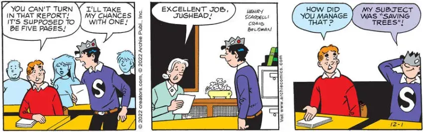 Archie for Dec 01, 2022