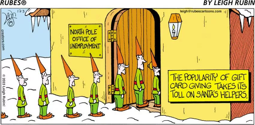 Rubes® for Dec 03, 2023