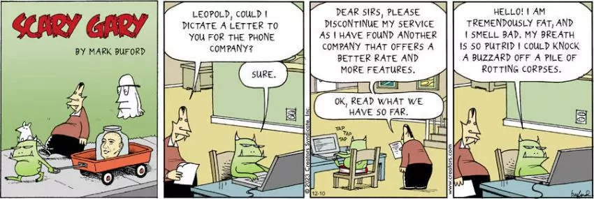 Scary Gary for Dec 10, 2023